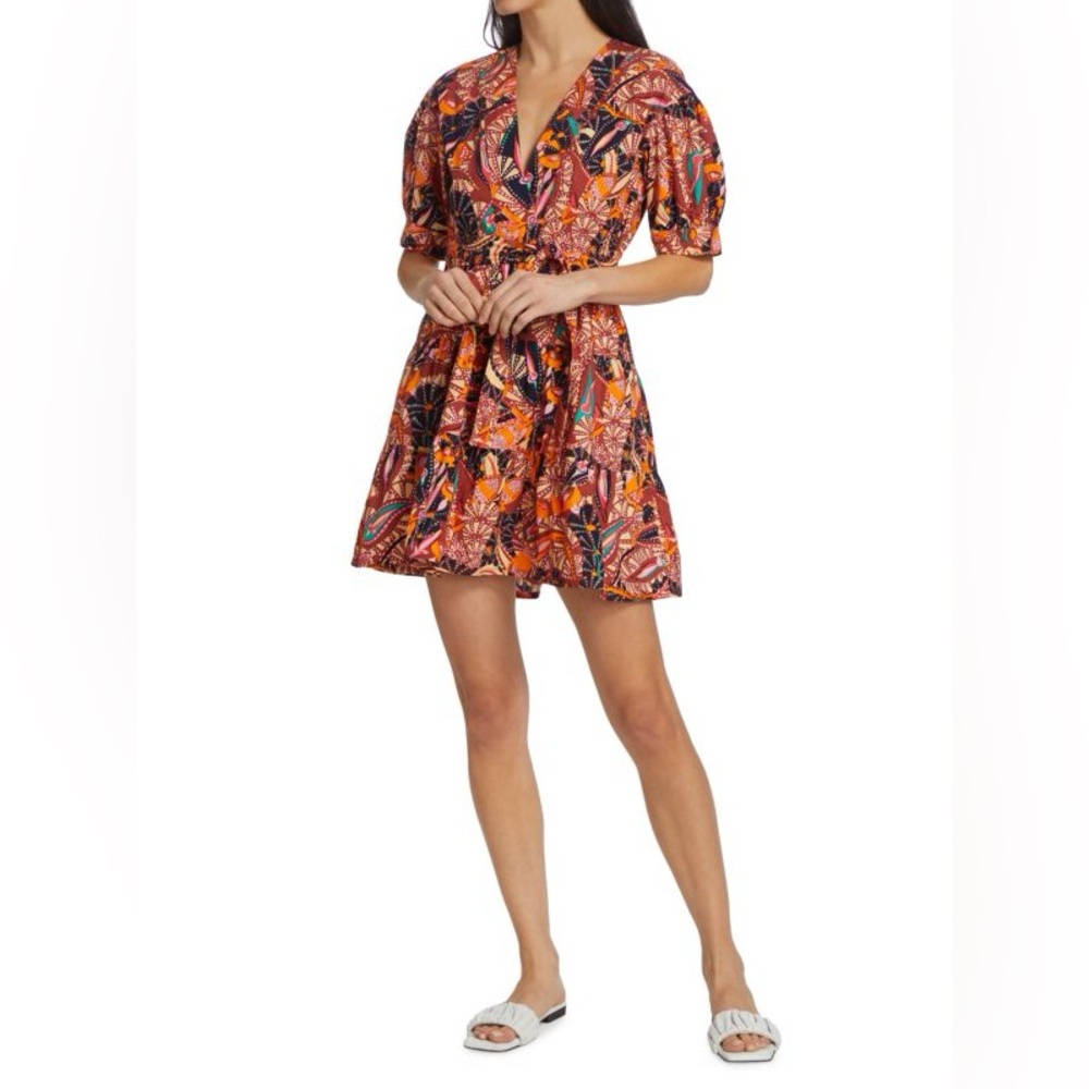 NEW A.L.C. Carey Floral Print Mini Dress, Size 8